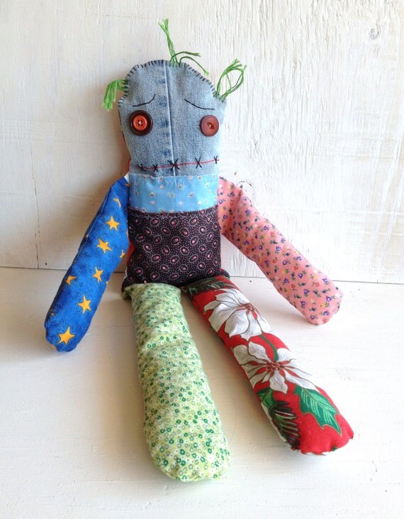 Original Folk Art Voodoo Rag Doll Outsider Art By SendAmyBellOver