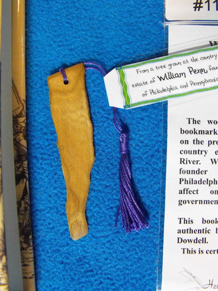 William Penn, founder of Pennsylvania and Philadelphia Bookmark