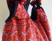 Hmong Ethnic handmade vintage handbag, handmade Bohemian bags and purses-from Thailand