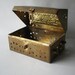 Vintage Brass Cricket Box