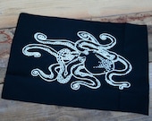 Screen Printed Patch Octopus Original Art