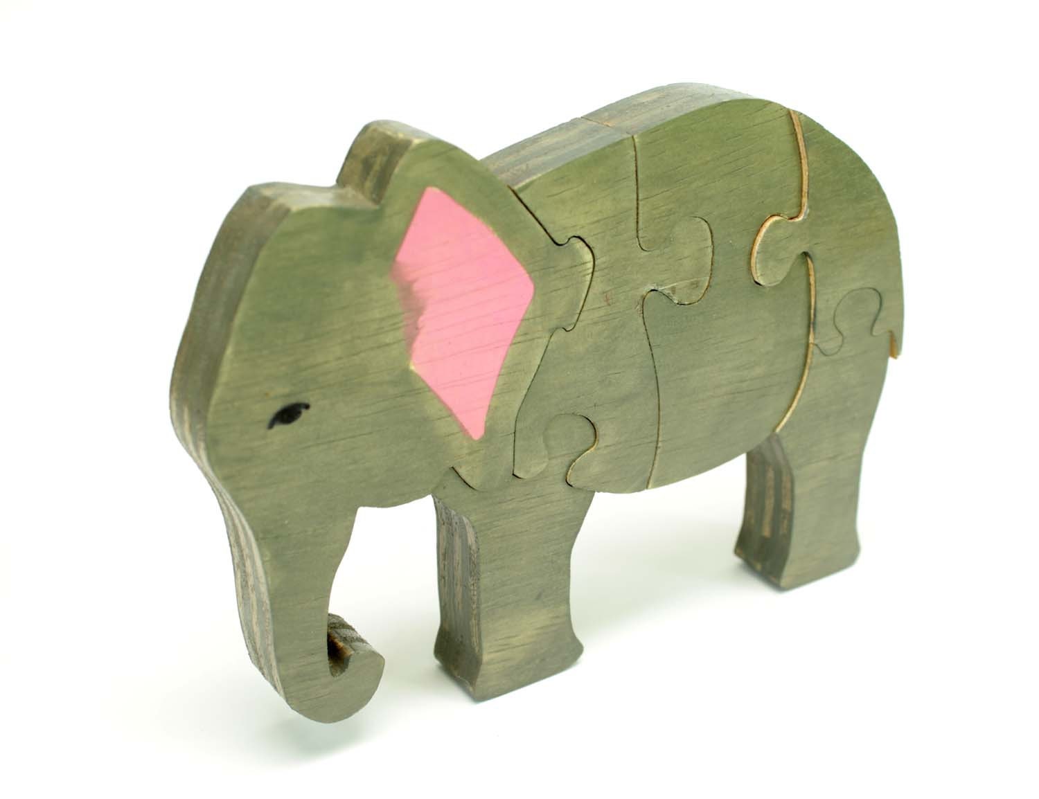 3D Elephant Puzzle - Elephant Room Decor