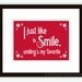 Smiling's My Favorite 5x7" Christmas Print - Elf Movie Quote