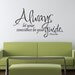 Art Wall Decals Wall Stickers Vinyl Decal Quote Room Decor - Always let your conscience be your guide - Pinocchio