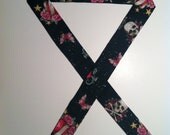 Neck Cooler - Skull Rose - neck wraps that keep you cool for hours