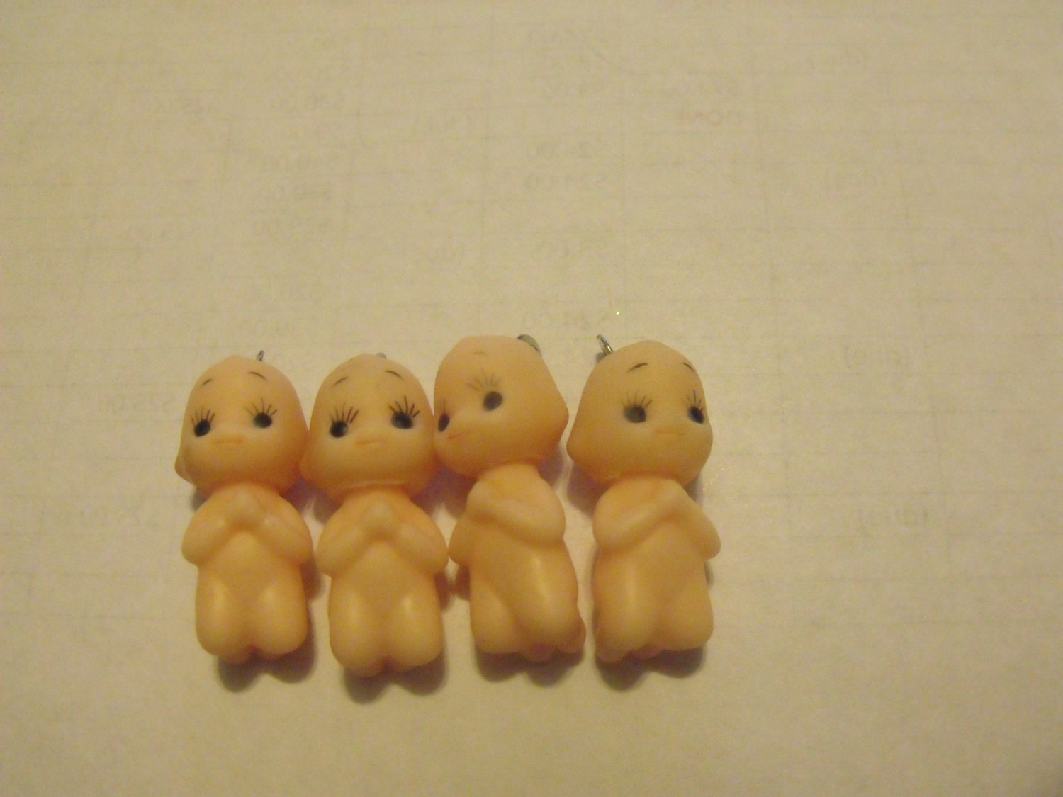 Destash kewpee rubber charms