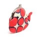 Cute rosy red whale clutch purse
