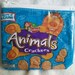 Zipper Pouch Upcycled / Recycled coin purse Hipster Keebler animal cracker small change purse
