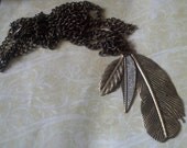 Third Feather Metal Necklace