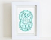 Venn by Pen Print - Be, Do, Breathe