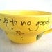 The Marauder's Mug - Harry Potter "I solemnly swear that I am up to no good" Banana Yellow Quote Mug with owl and wand