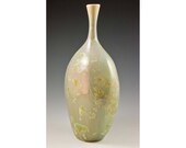 Porcelain Vase: Flattened and Crystalline Glazed