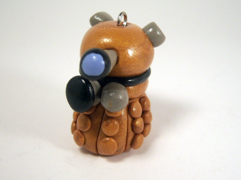 Doctor Who Dalek Pendant - Choose Your Color
