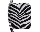 Ready to Ship iPhone Case 5 4 4S Wristlet, Women's Cell Phone iPhone4 iPod Touch Smartphone, Camera, Gadget Charger Case Small Camera  Zebra