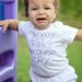Mommy Drinks Because I Cry - Funny Baby ONESIE - Your color choice