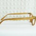 50s Wood Cat Eye Glasses 1950s Eyeglasses Natural Wooden Woodgrain 46/20 New Old Stock Optical Frame Italy