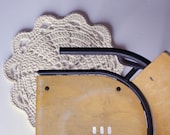 Doily rug round area rug crochet 60cm / 24 inch
