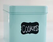 Fancy Chalkboard Labels - Set of 6