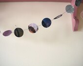 Thank You for Your Time, Long Watercolor and Collage Paper Garland