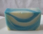 SANDALWOOD l Earthy Scented l Woodsy Soap l Manly l Moisturing l  Cold Processed Soap l Gift l Blue l Green