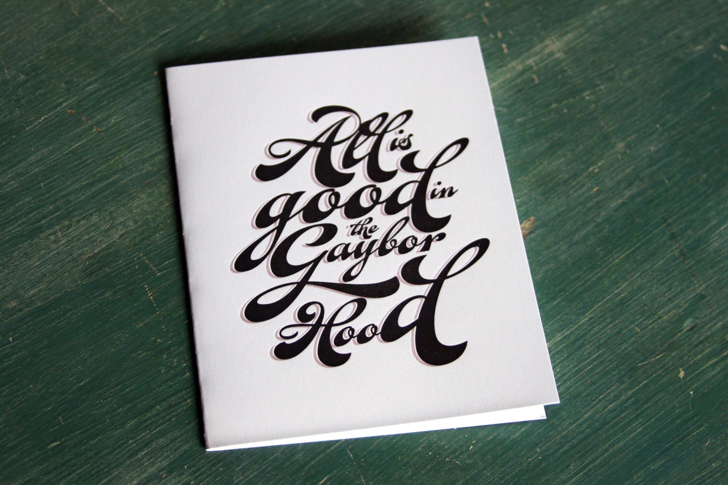 All is Good Card
