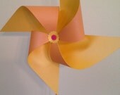 Large Pinwheel: Yellow & Orange Sunshine