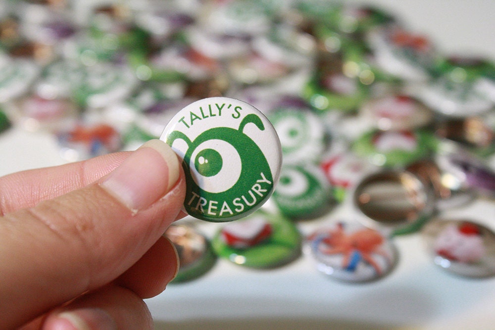 Tally's Treasury buttons - set of 5