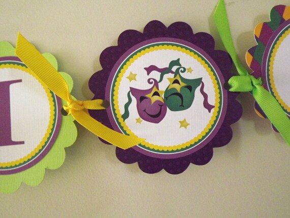 Mardi Gras: High Chair Banner Il_570xn