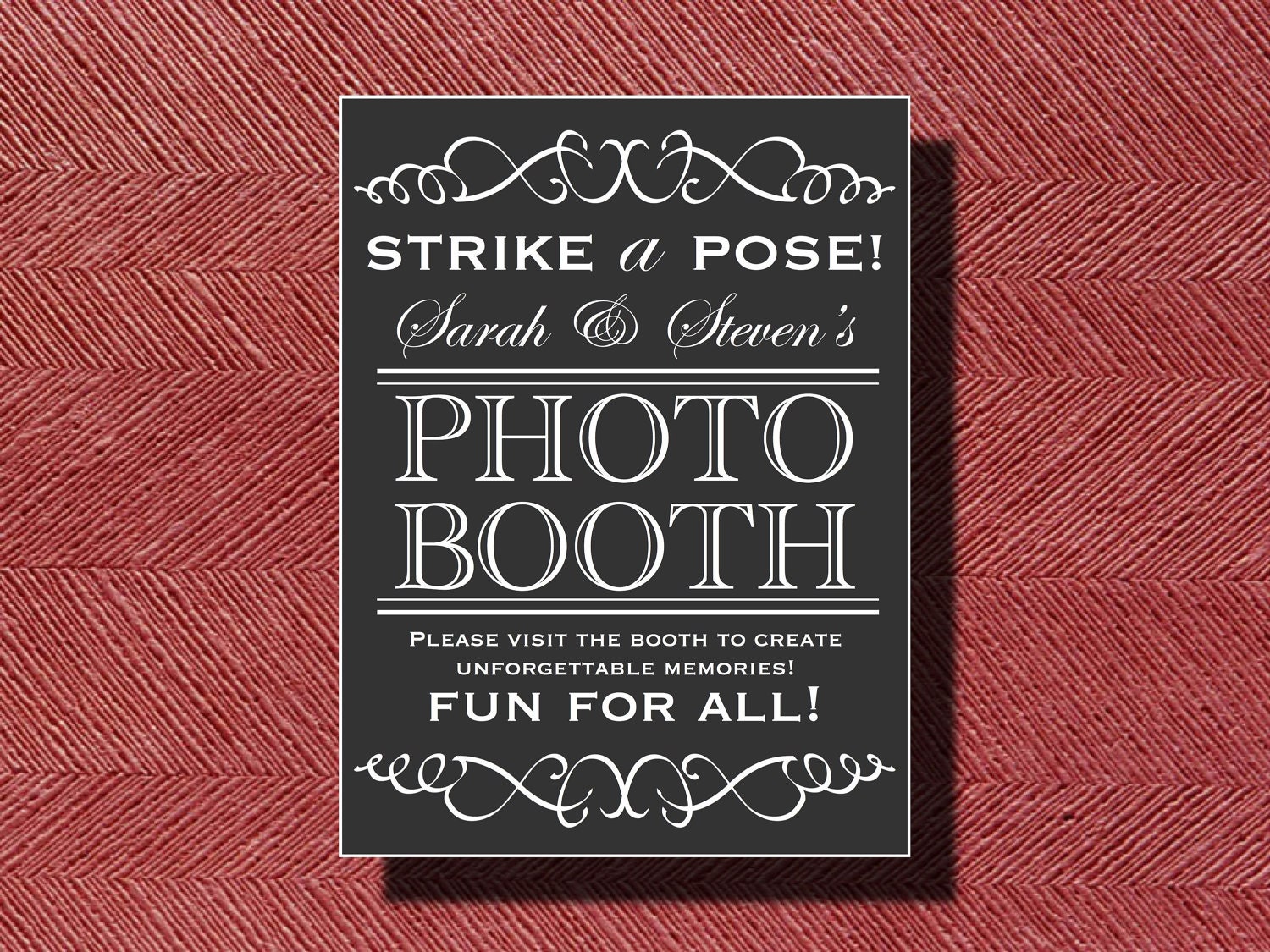 Wedding Photo Booth Sign