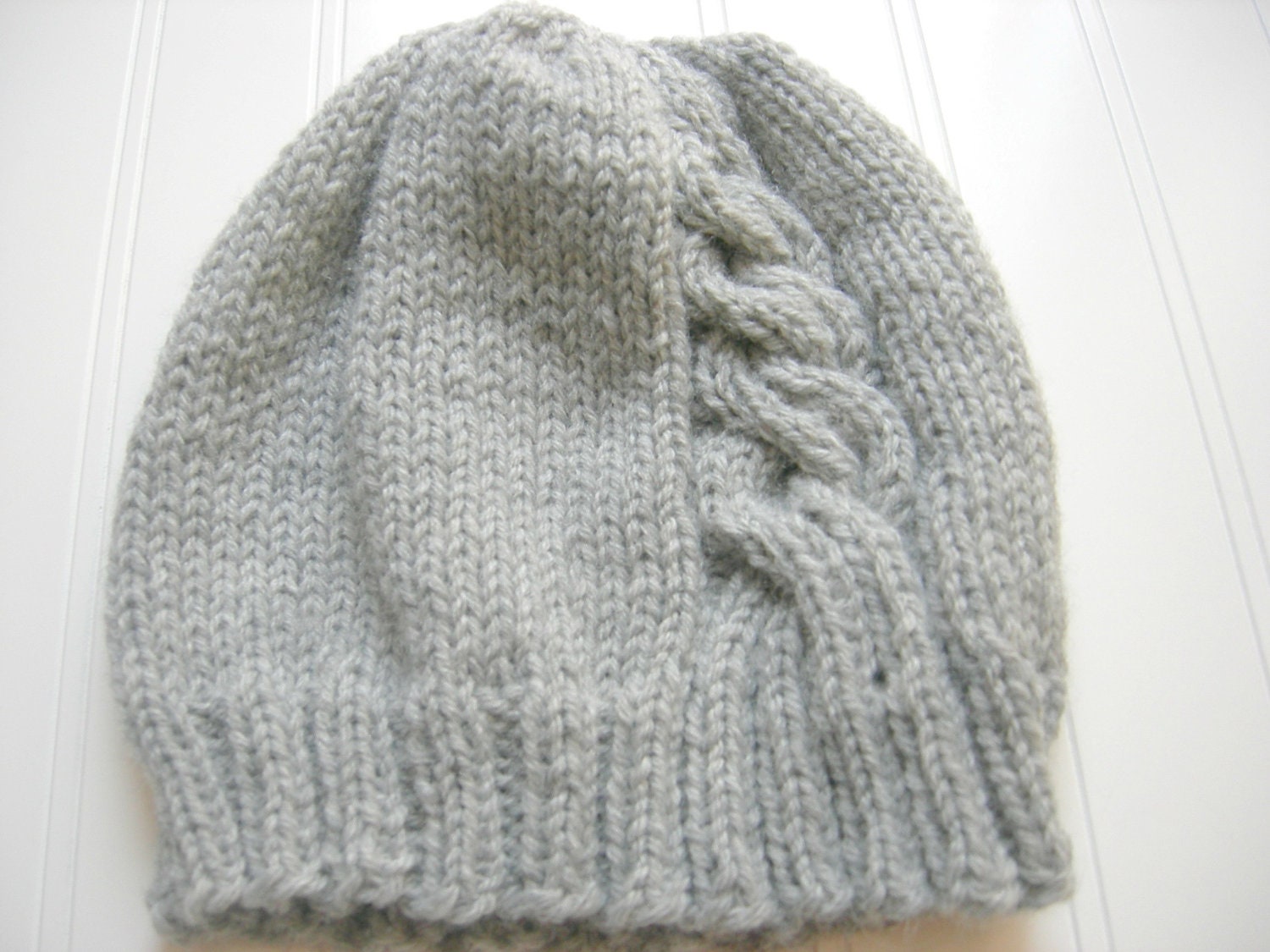 Smokey Grey Cabled Hat, Fall Winter Fashion, City Style