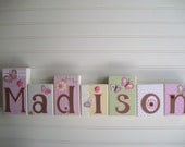 Personalized Letter Blocks for Baby M2M Pottery Barn Camille