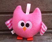 MADE TO ORDER - Baby Owl Plushie with Wings and Feet - A Rainbow of Colors - Baby Boy or Girl