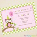 Birthday Girl Owl Happy Birthday Banner by The Party Paper Fairy