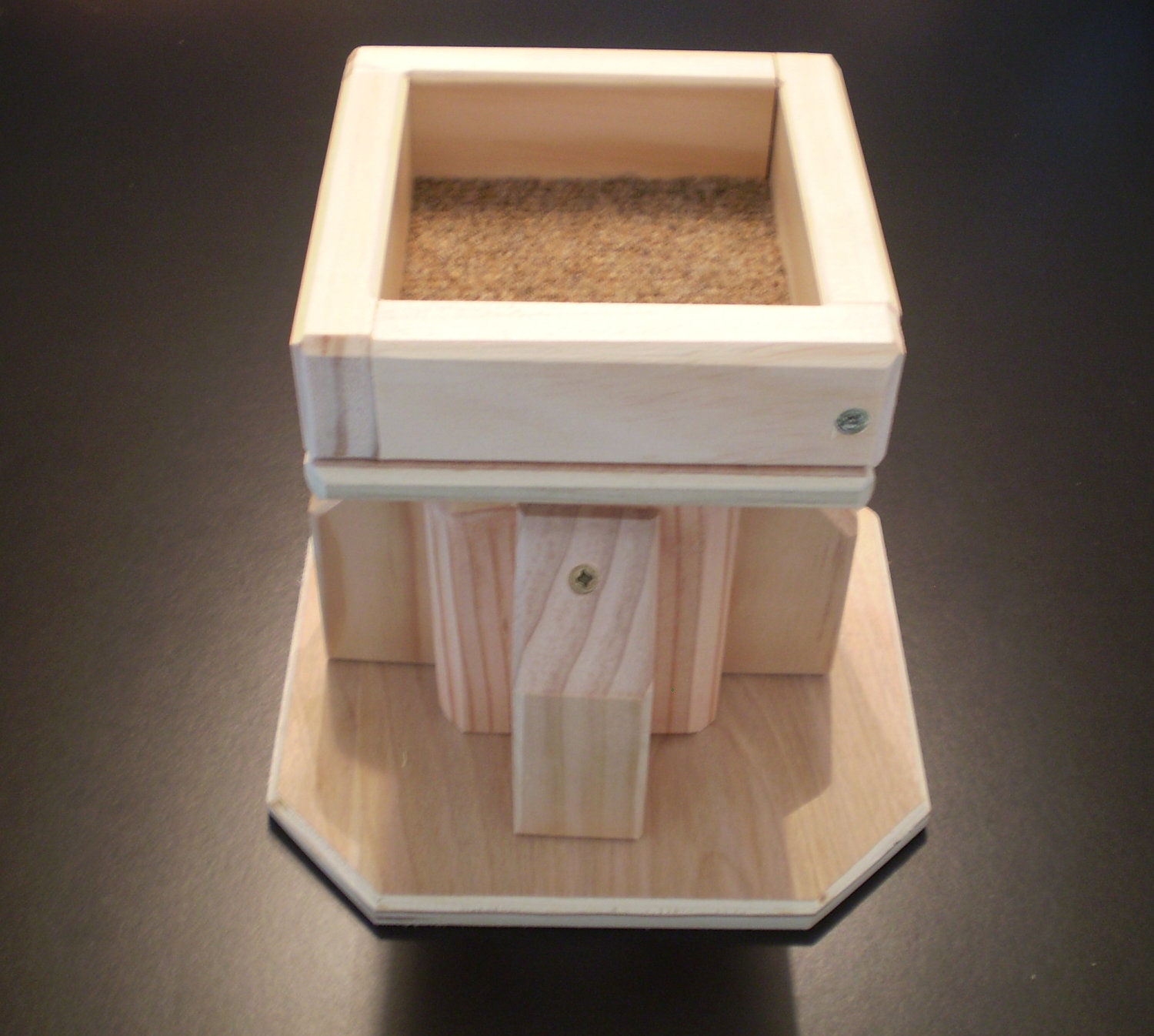 6 Inch High Furniture Risers - Raise Bed Table Desk - Unfinished  All Wood Construction - Very Sturdy