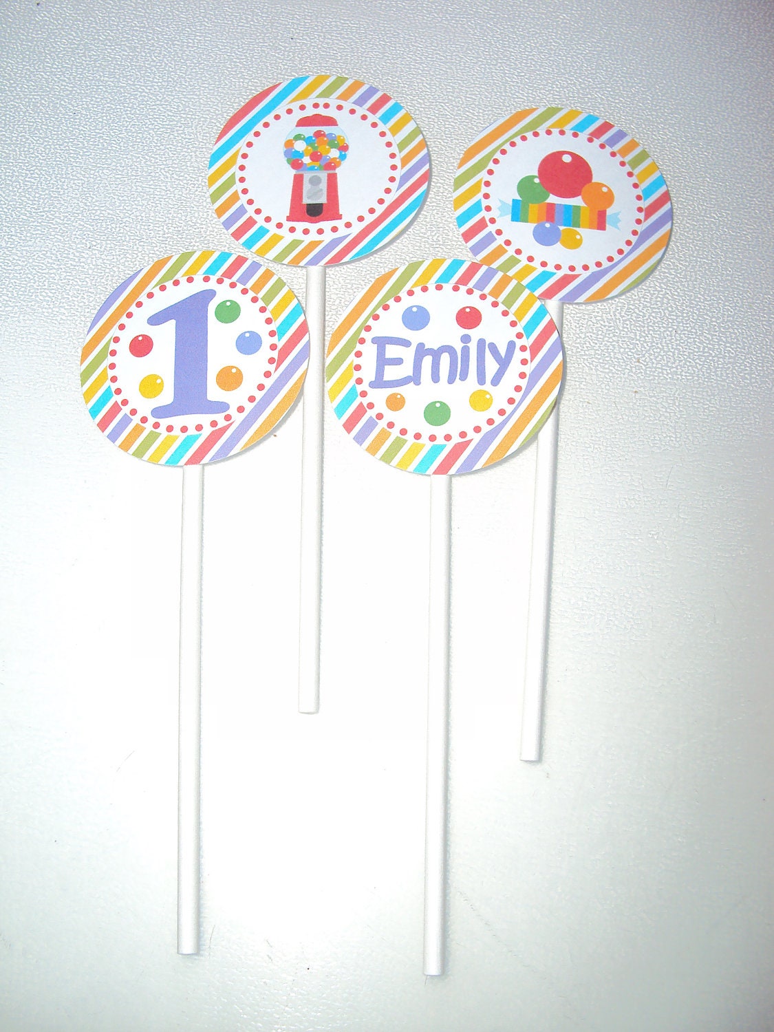 Candy Land Cupcake Toppers - Candy Land Birthday - Candyland Cupcake Toppers - Candy Land Birthday Party - Candyland Birthday - Candyland