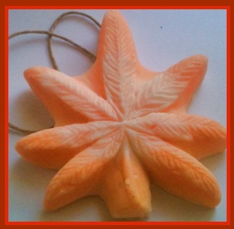 Dope on a Rope Soap - Orange Haze - Patchouli and Orange Essential Oil - Hemp Soap on a Rope - BEST Hippie Retro Peace Gifts
