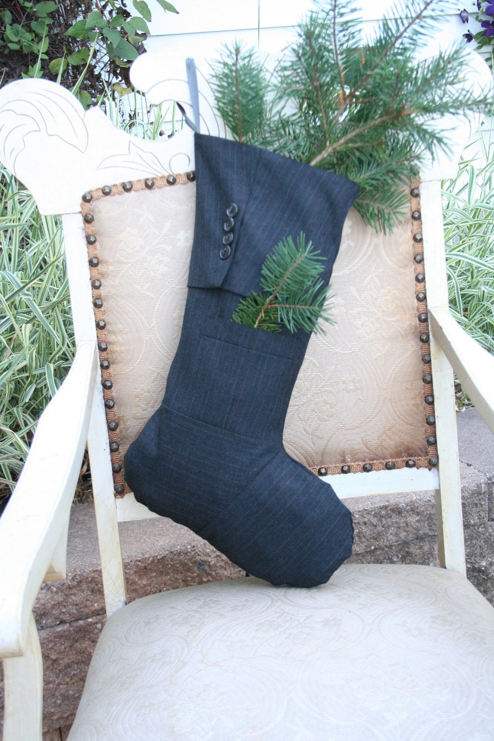 Baker Street NW1 - Pinstriped Suit Jacket CHRISTMAS STOCKING