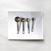 kitchen art - original painting - "Measuring Spoons"
