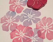 New Hand Carved Hawaii Flower Rubber Stamp for Card and Scrapbooking