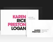 Modern Wedding Invitations - Bold Typography