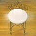 Vintage Vanity Chair Twisted Wire Legs 1950s