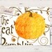 Halloween Typography Printable The Great Pumpkin 8x10 Fall Decor