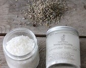Lavender Bath Salt / Detoxifying Dead Sea Salt / Lavender aromatherapy bath salt / High mineral therapeutic  bath salt
