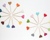 Cupcake Toppers - Hearts
