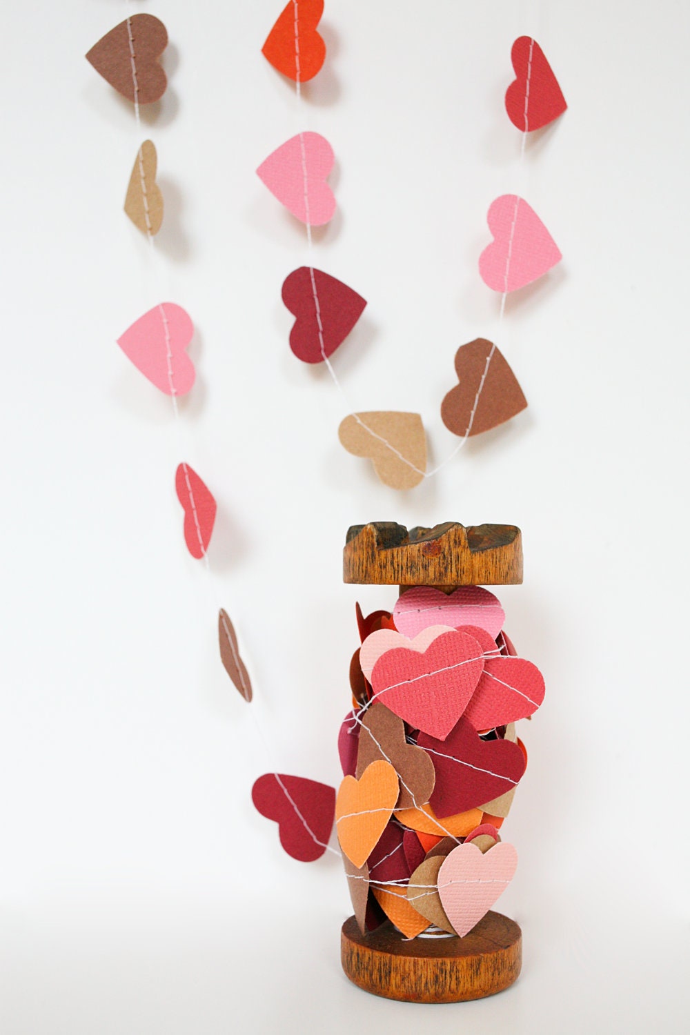 Paper Garland - Hearts - Autumn Love