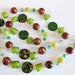 A piece of nature gemstone and glass necklace 275 reserve Angie