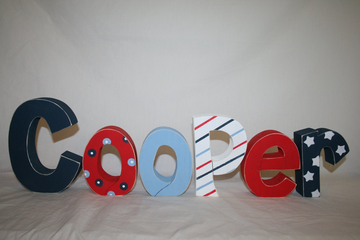 Baby boy nursery letters childrens room decor boy nursery letters hand painted kids room custom wood letters for children