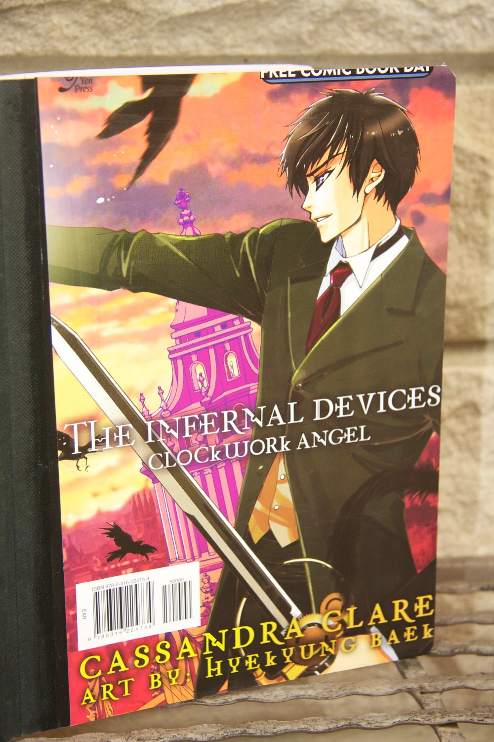 The Infernal Devices Clockwork Angel by Cassandra Clare Comic Composition Notebook