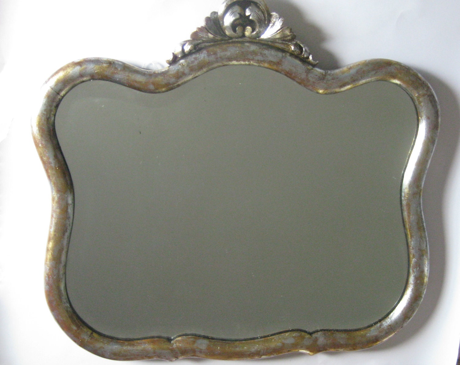 Gold Silver Antique Mirror