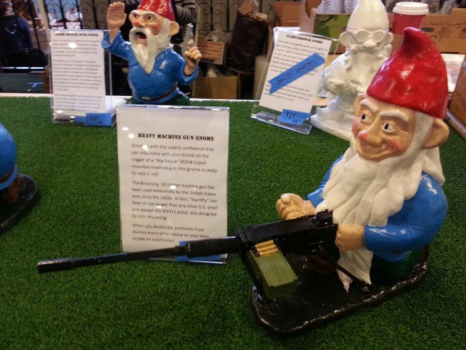Combat Garden Gnome Heavy Machine Gunner